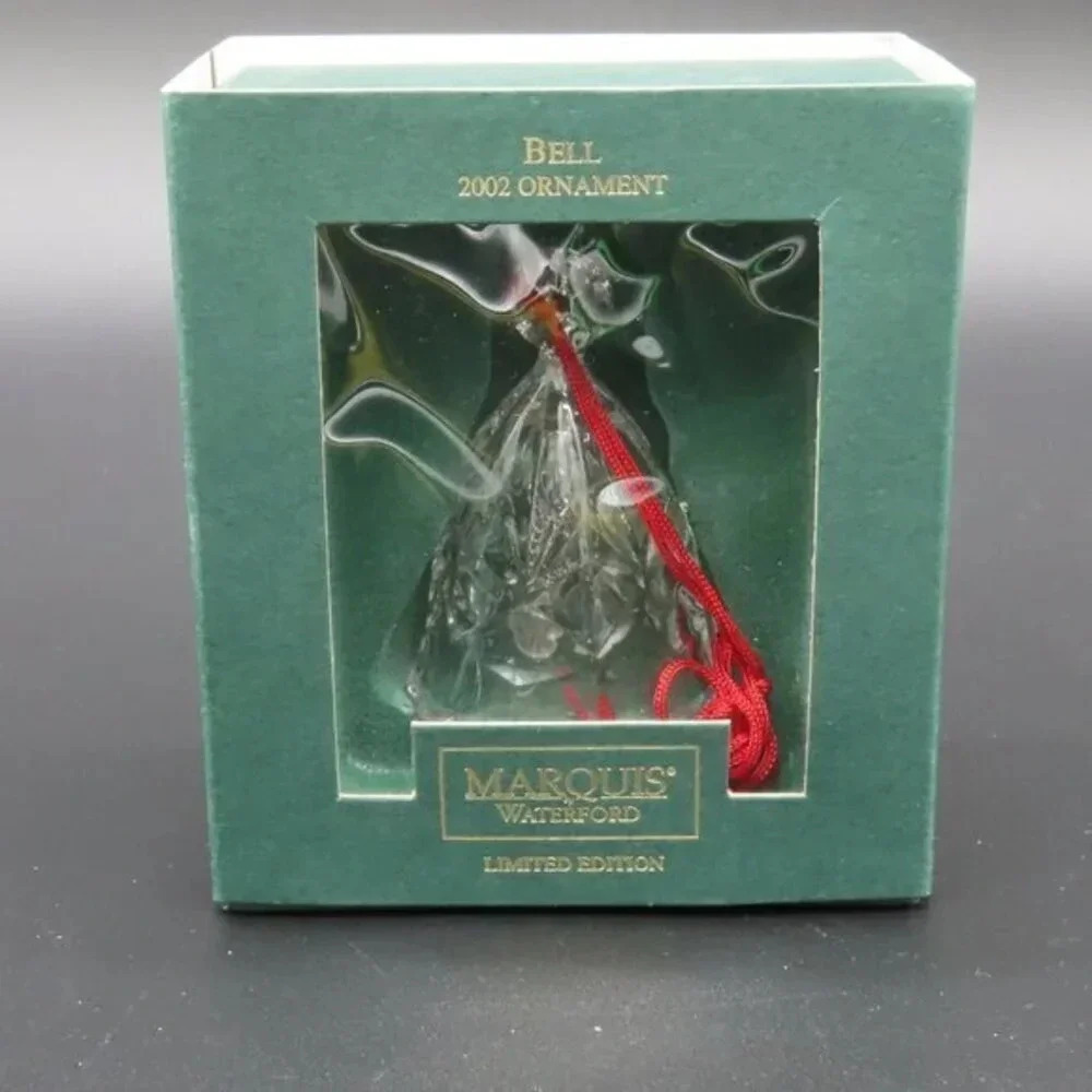 2002 Waterford Marquis Limited Edition Crystal Bell Ornament Vintage